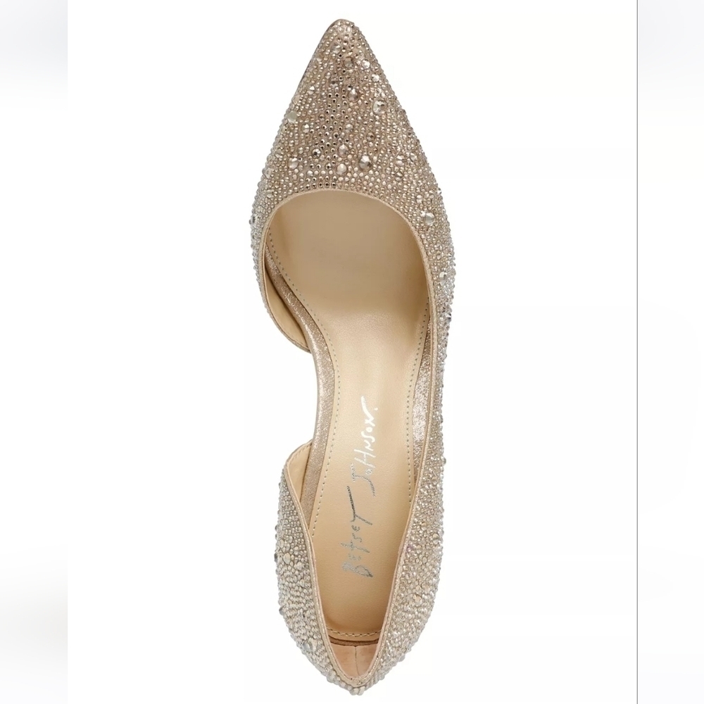 Nowt Betsey Johnson Women's Hazil Dress Pumps in Dusty Gold Size 6 - Picture 4 of 8